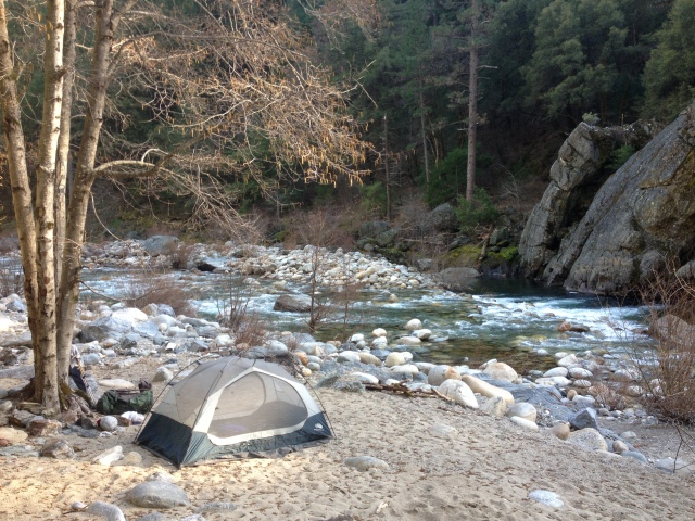 camping on the yuba river